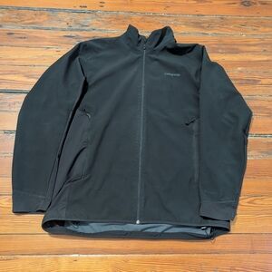 mens Patagonia Adze softshell jacket 2XL XXL black windbloc hiking gorpcore